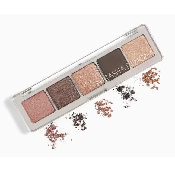 Natasha Denona NEW Signature Matte Metallic Rose & Wood Makeup Eyeshadow Palette - Picture 1 of 4